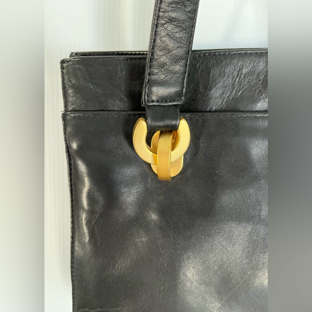 PERLINA black leather bag - Picture 13 of 14